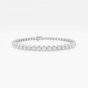 Four Prong Round Tennis Bracelet