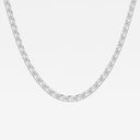 East West Emerald Tennis Necklace