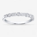 Baguette & Round Diamond Ring
