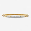 Diamond Bezel & Pave Bangle Bracelet