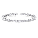 East-West Pear Cut Lab Grown Diamond Tennis Bracelet