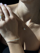 Bezel Set Round Solitaire Pendant