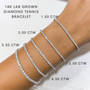 Four Prong Round Tennis Bracelet