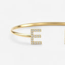 Double Initial Bangle