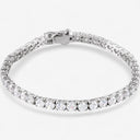 Four Prong Round Tennis Bracelet