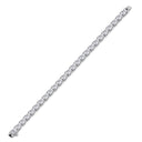 East-West Pear Cut Lab Grown Diamond Tennis Bracelet
