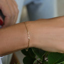 Paper Clip Gold Bracelet