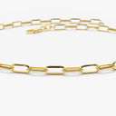 Paper Clip Gold Bracelet