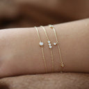 Bezel Set Solitaire Bracelet