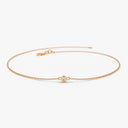 Bezel Set Solitaire Bracelet