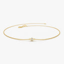 Bezel Set Solitaire Bracelet