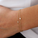 Bezel Set Solitaire Bracelet