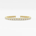 Flowing Bold Round Bangle Bracelet