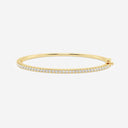 French Pave Round Bangle Bracelet