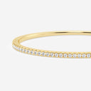 French Pave Round Bangle Bracelet