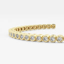 Flowing Bold Round Bangle Bracelet