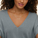 Script Mama Diamond Pendant Necklace