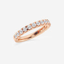 Prong Set Round Wedding Band - Anna