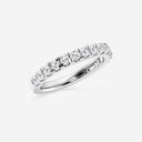 Prong Set Round Wedding Band - Anna