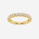Prong Set Round Wedding Band - Anna