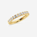 Prong Set Round Wedding Band - Anna
