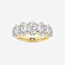 Five Stone Oval Anniversary Band