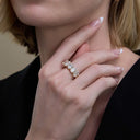 Five Stone Oval Anniversary Band