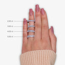 Oval Eternity Band