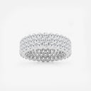 Multi Row Round Eternity Band