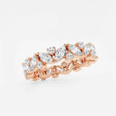 Marquise Alternating Eternity Band