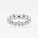 Marquise Alternating Eternity Band