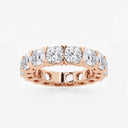 V-Prong Cushion Eternity Band