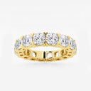 V-Prong Cushion Eternity Band