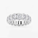 V-Prong Oval Eternity Band