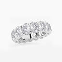 V-Prong Oval Eternity Band