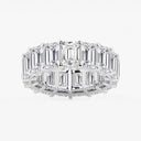 Cut Luxe Emerald Eternity Band