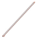 East-West Pear Cut Lab Grown Diamond Tennis Bracelet