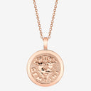 Gemini Zodiac Medallion with Diamond Frame