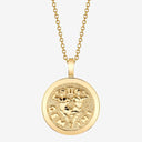 Gemini Zodiac Medallion with Diamond Frame