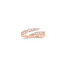 Diamond Open Wrap Pinky Ring