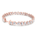 Bezel Set Mixed Multi-shape Tennis Bracelet