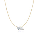 Toi et Moi Diamond Pendant Necklace