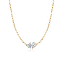 Toi et Moi Diamond Pendant Necklace