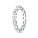 Classic East-West Oval Diamond Eternity Band