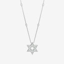 Star of David with Bezels Pendant