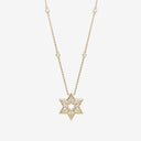 Star of David with Bezels Pendant