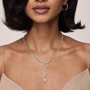 Liarat Oval Tennis Necklace
