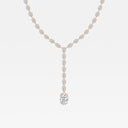 Liarat Oval Tennis Necklace