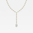 Liarat Oval Tennis Necklace