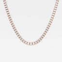 Graduated Emerald Tennis Necklace